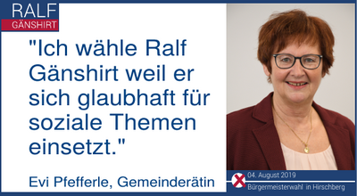 Bürgermeisterwahl am 4. August