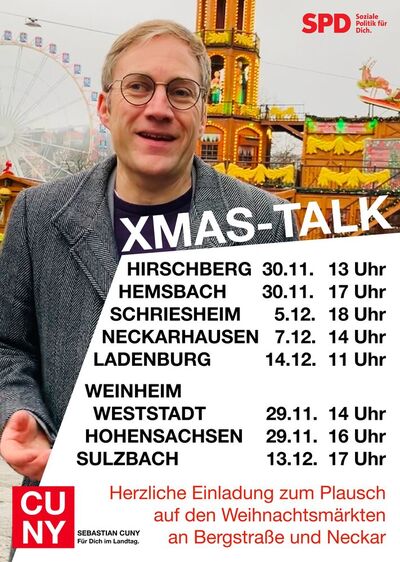 Termine der Weihnachtsmarkt-Tour
