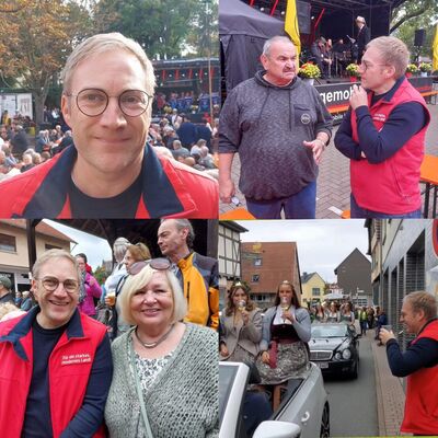 MdL Sebastian Cuny besucht Heisemer Storchekerwe
