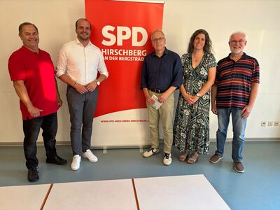 v.l.n.r. Rüdiger Kanzler, Jan-Peter Röderer, Dr. Klaus Kessler, Sandra Gritsch, Thomas Scholz
