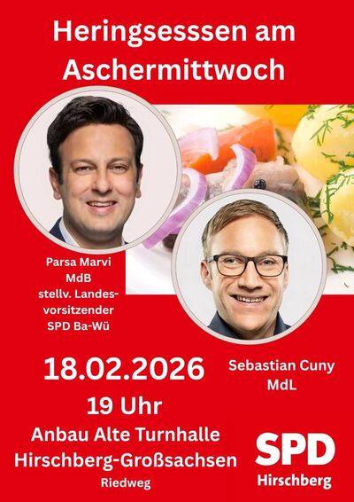 Heringsessen 2026 mit Parsa Marvi und Sebastian Cuny