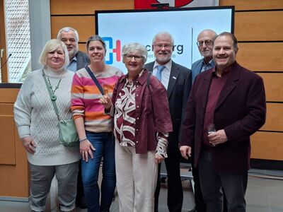 Gisela, Walter, Sandra, Eva-Marie, Thomas, Rolf und Rüdiger beim NJE