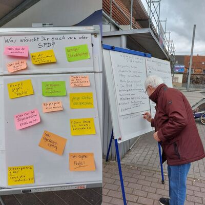 GR Thomas Scholz am Flipchart