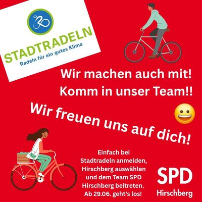 Mach mit beim Stadtradeln !!